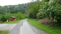  Blick auf die Wanderstrecke in Thal  
